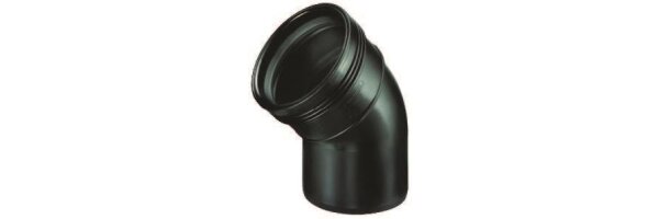 Wafix PP Bogen 45° 1 x Muffe 1 x Stutzen