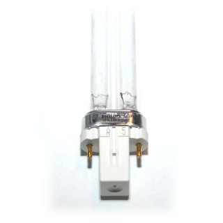 Sockel G23 elektronisch 165mm UVC Lampe 230V 9Watt Teichklärer UV Lampe 