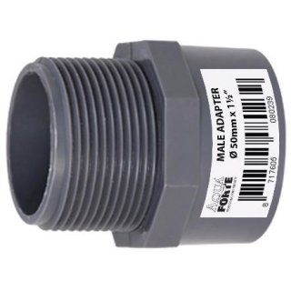 Pvc ECO Gewindeübergangsmuffe 40mm*(1¼")41,91mmAG
