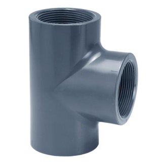 Pvc T-Stück 3 x IG  ( 1/2" ) 19,17mm