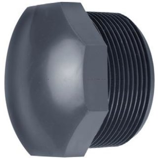 PVC Gewindestopfen AG (2") 59,61mm PN16