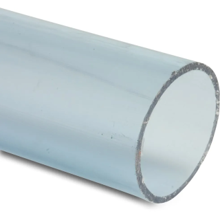 PVC Rohr Transparent  63 x 3mm PN10 1m Stück