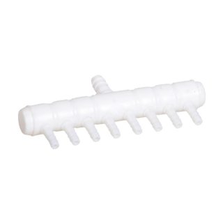 Luftverteiler Blockverteiler 1 x 8/9mm - 8x4mm