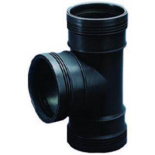 Wafix PP T-Stück 75mm 90° 3 x Muffe