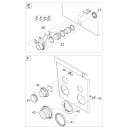 Ersatzschraubenset Abfluss DN75 Premium