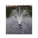 Schwimmendes Springbrunnenset mit Pumpe und Düsen