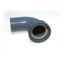 PP Winkelschlauchtülle 25mm 90° Überwurfmutter IG 1 1/4" 39,59mm