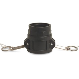 Schnellkupplung PP 1 1/2" M-Teil Kamlock x Innengewinde 6bar Schwarz Typ Camlock D