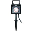 2-fach Energieverteiler Dubai mit Timer 1,5m Kabel