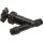 PP Schrägsitzventil 1/2" Außengewinde 10bar Schwarz