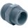 PVC Reduziernippel AG 1" x 3/8" Außengewinde 10bar Grau