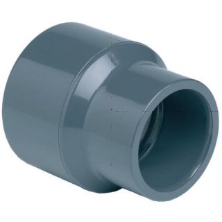 Reduziermuffe PVC-U 32/25 mm x 25 mm Klebestutzen/Klebemuffe x Klebemuffe
