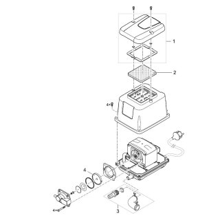 Ersatz Luftfilter AquaOxy 5000
