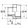 Gewindenippel PVC-U 1" x 1/2" Außengewinde x Innengewinde 10bar Grau