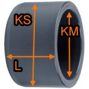 Pvc Reduzierring 315 mm x 250 mm Klebestutzen x...