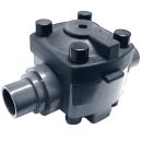 Membranschieber Pneumatisch PVC-U 32 mm Klebestutzen...