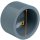 Kappe PVC-U 63 mm Klebemuffe 16bar Grau