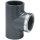 VDL T-Stück 90° PVC-U 16 mm x 3/8" x 16 mm Klebemuffe x Innengewinde x Klebemuffe 16bar Grau type verstärkt