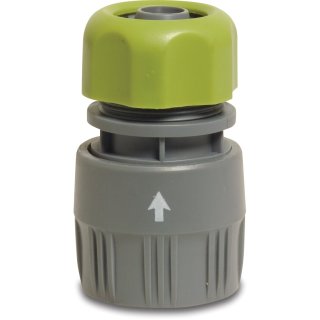 Kupplung 19 mm Klemm x Klickmuffe Grau/Grün