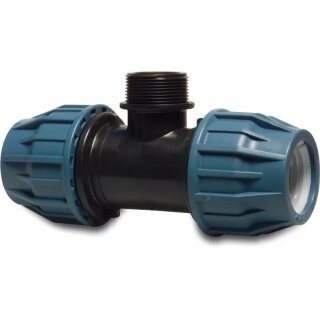 PP Klemmkupplung T Stück KV AG KV 75x3" x75 mm