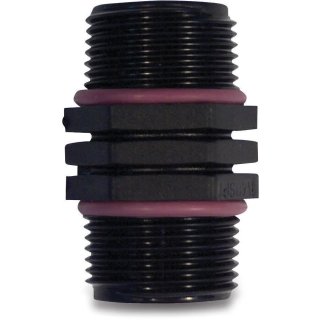 Tavlit Swivel Nippel PP 1 1/2" Außengewinde 10bar Typ Self Seal
