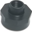 Tavlit Reduzierkupplung PP 1 1/2" x 1" Innengewinde Typ Self Seal