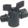 Absperrhahn PP 3/4" Außengewinde x Innengewinde 3bar Schwarz