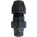 PP Klemmkupplung KV 50mm PVC Verschraubung AG 2"