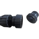 PP Klemmkupplung KV 50mm PVC Verschraubung AG 2"
