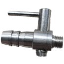 Edelstahl Absperrhahn, Gewinde 6,2 mm Tülle 6,8 mm...