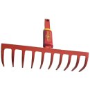 B Ware  WOLF-Garten Rechen rot 10 Zinken Arbeitsbreite 25cm